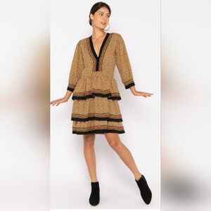 NWT Beachgold Rayon Tiered Dress